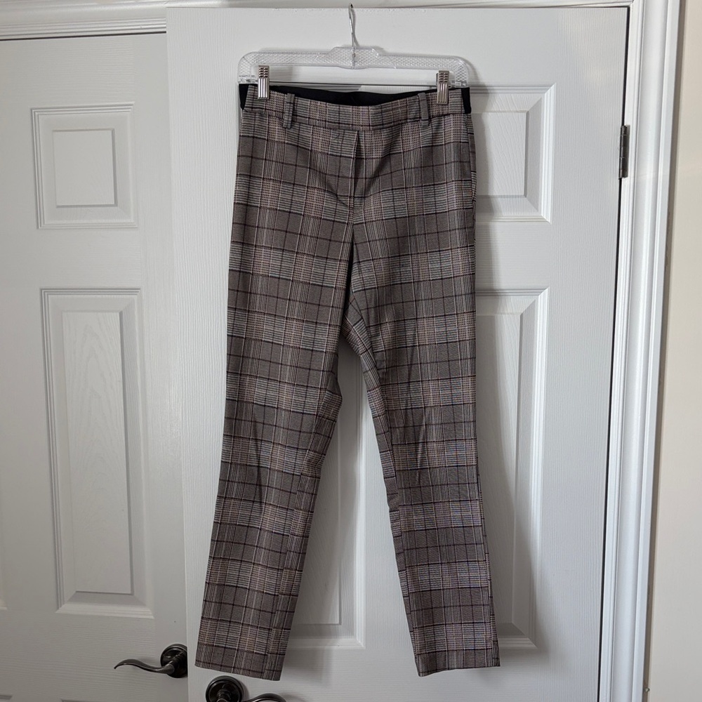 Women’s Plaid Pixie Pants - Gray, Brown, and Black